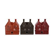 JOLIE SCOTTISH SPICE HOUSES T-LIGHT ASS 18X9X21CM