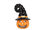 JOLIE SCOTTISH ORANGE PUMPKIN HAT T-LIGHT 15X15X23CM