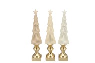 FABY COZY SAND XMAS TREE ASS 6X6X30CM