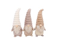 GNOME COZY SAND FUR ASS 10X7X30CM
