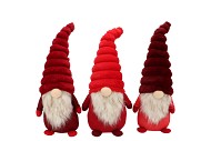 GNOME JOLLY RED FUR ASS 15X10X40CM