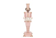 GLOWY JOLLY PINK NUTCRACKER  NO. 10X10X32CM