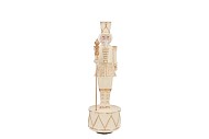 GLOWY COZY GOLD NUTCRACKER 9X9X28CM