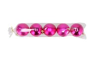 DECO UNBREAKABLE FUCHSIA BALL SET 5 80MM