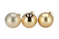 DECO UNBREAKABLE GOLD BALL 100MM NM
