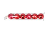 DECO UNBREAKABLE RED BALL SET 6 70MM