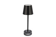 LUCE WILD BLACK GLASS ON FOOT LED 11X11X33CM
