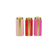 JOY JOLLY PINK GIFT CANDLE H ASS 6X10CM