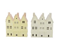 JOLIE COZY SAND HOUSE T-LIGHT ASS. 8X7X26CM