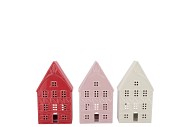 JOLIE JOLLY PINK HOUSE T-LIGHT ASS 15X8X26CM