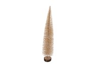 SPARKLE TWIST COZY GOLD SNOW TREE 30X6CM
