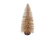 SPARKLE TREE SNOW COZY GOLD 48X20CM NM