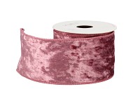 RIBBON VELVET SATIN OLD PINK 3MX70MM