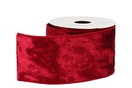 RIBBON VELVET SATIN WINE RED 3MX70MM