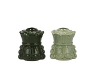 JOLIE MAJESTIC GREEN KING CANDLE H ASS 9X8X11CM
