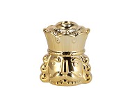 JOLIE COZY GOLD KING CANDLE H 9X8X11CM