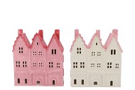JOLIE JOLLY PINK HOUSE T-LIGHT ASS. 8X7X26CM