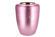 JULIE JOLLY PINK VASE IRON 33X33X45CM