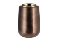 JULIE MAJESTIC GREEN VASE CILINDER IRON 33X32X40CM