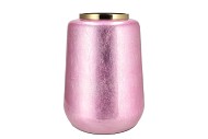 JULIE JOLLY  PINK VASE CILINDER IRON 33X32X40CM