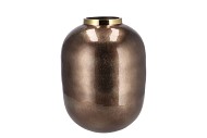 JULIE SCOTTISH GREEN VASE FLOWER IRON 28X28X36CM