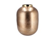 JULIE SCOTTISH PUMPKIN SPICE VASE FLOWER IRON 28X28X36CM