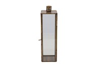 BRAGA MAJESTIC GOLD CANDLE HOLDER 8X8X27CM NM