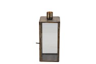 BRAGA MAJESTIC GOLD CANDLE HOLDER 8X8X19CM NM