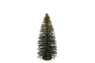 SPARKLE TREE SNOW MAJESTIC GREEN 23X12CM NM