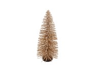 SPARKLE TREE SNOW COZY GOLD 30X16CM