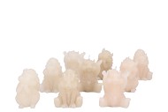 CANDLE FROSTY SQUIRREL COZY SAND MIX ASS 8X9CM