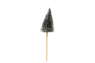 PICK SHINE X-MAS TREE SNOW  MAJESTIC GREEN 17CM ASS P/24 NM