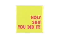 TILE HOLY SHIT YOU DID IT! YELLOW 10X10X1CM NM