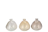 GRACE LIGHT BROWN MIX VASE ASS 18X18CM NM