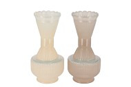 LYNN SAND MIX VASE ASS 11X22CM NM