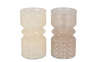 LYNN SAND MIX VASE ASS 11X20CM NM