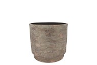 ROMY BROWN POT 14X13CM NM