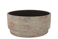 ROMY BROWN BOWL ROUND 35X15CM NM