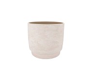 ROMY ECRU POT 14X13CM NM