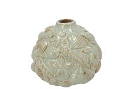 SHELLA LIGHT GREEN VASE SEA 12X12X10CM