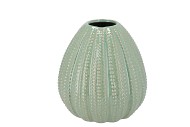 PEARL GREEN VASE 18X18X18CM NM
