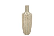 SIFAN GREEN VASE LONG 13X13X37CM NM