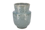 IRON STONE BLUE VASE 24X24X31CM NM