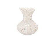 MIRRE WHITE VASE 14X14X18CM NM