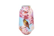 APRIL BIRD BLUE VASE IRON 26X26X26CM NM