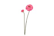SILK ZINNIA FUCHSIA 54CM NM