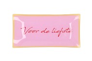 PLATE RECTANGLE VOOR DE LIEFDE 20X10X2CM NM