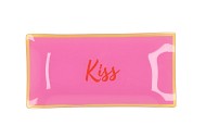PLATE RECTANGLE KISS 20X10X2CM NM