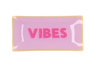 PLATE RECTANGLE VIBES 20X10X2CM NM