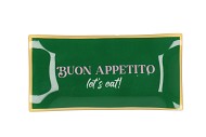 PLATE RECTANGLE BUON APPETITO 20X10X2CM NM